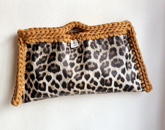 🐆🍪 GIUncinetto MAXI POCHETTE LEOPARDO con contorno Cookies