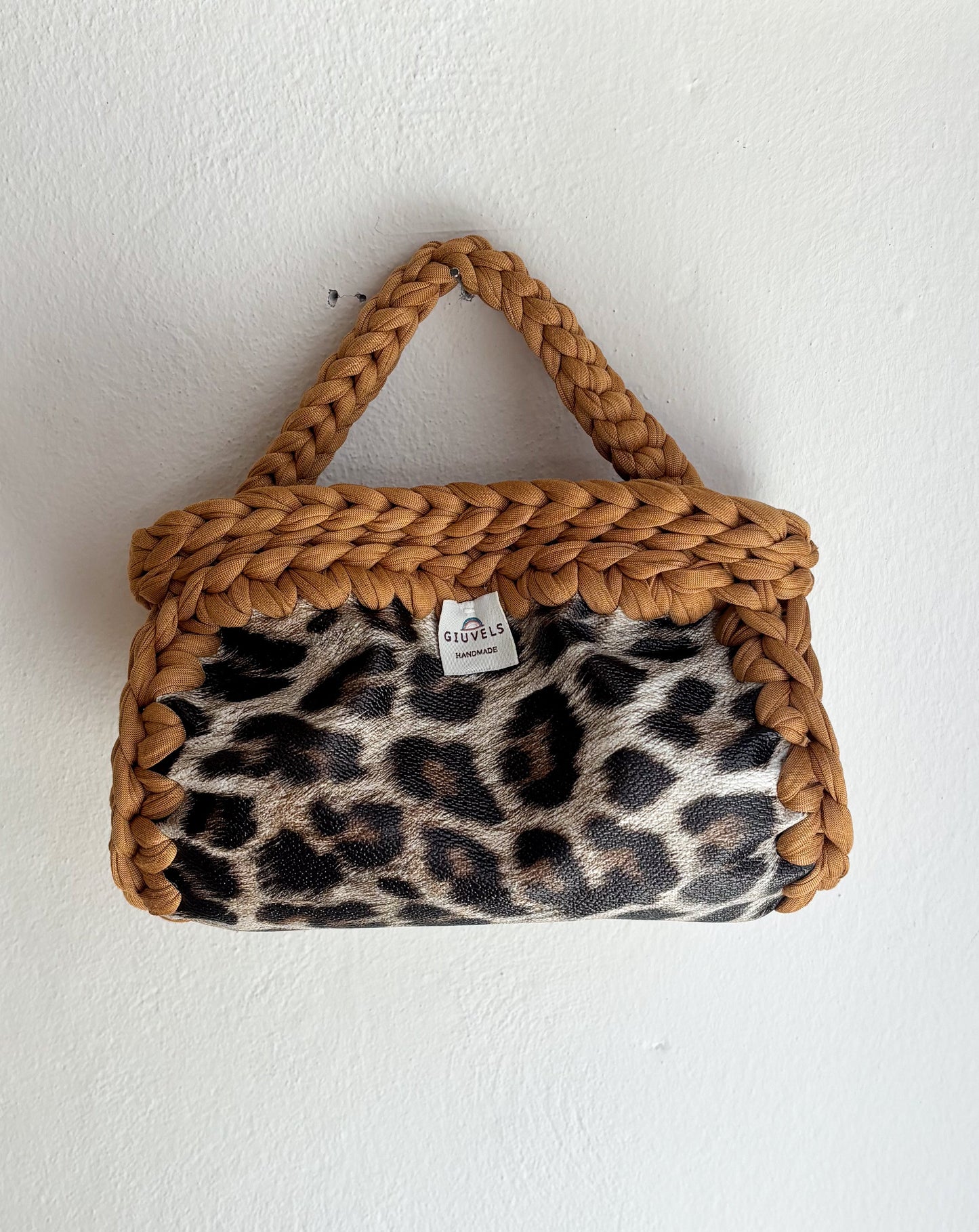 🐆🍪 GIUncinetto OVAL SMALL LEOPARDO con contorno Biscotto