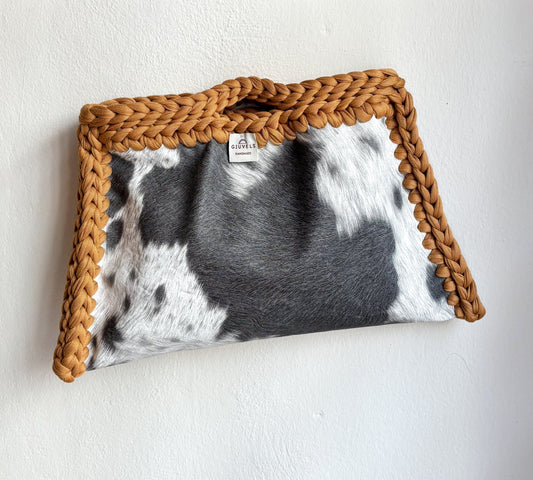 🐄🍪 GIUncinetto POCHETTE BIG MUCCATO con contorno Cookies