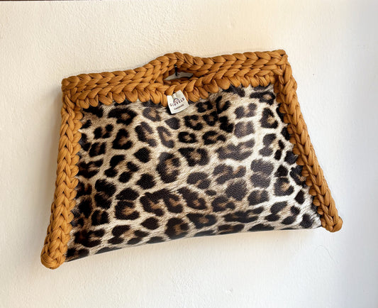 🐆🍪 GIUncinetto POCHETTE BIG LEOPARDO con contorno Cookies